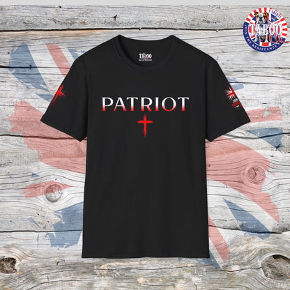PATRIOT | White and Red T-Shirt