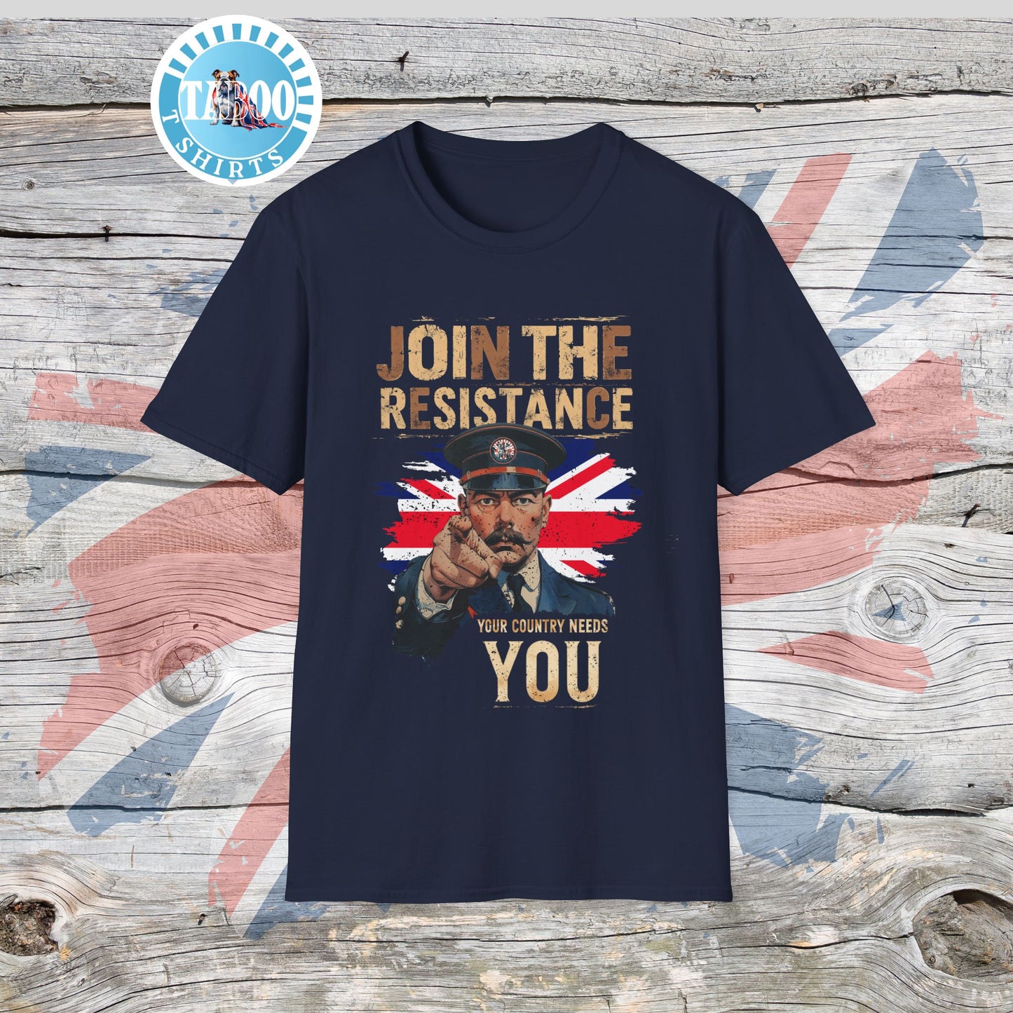Join the Resistance T-Shirt – Rallying, "Union" Patriotic Call To Action Shirt