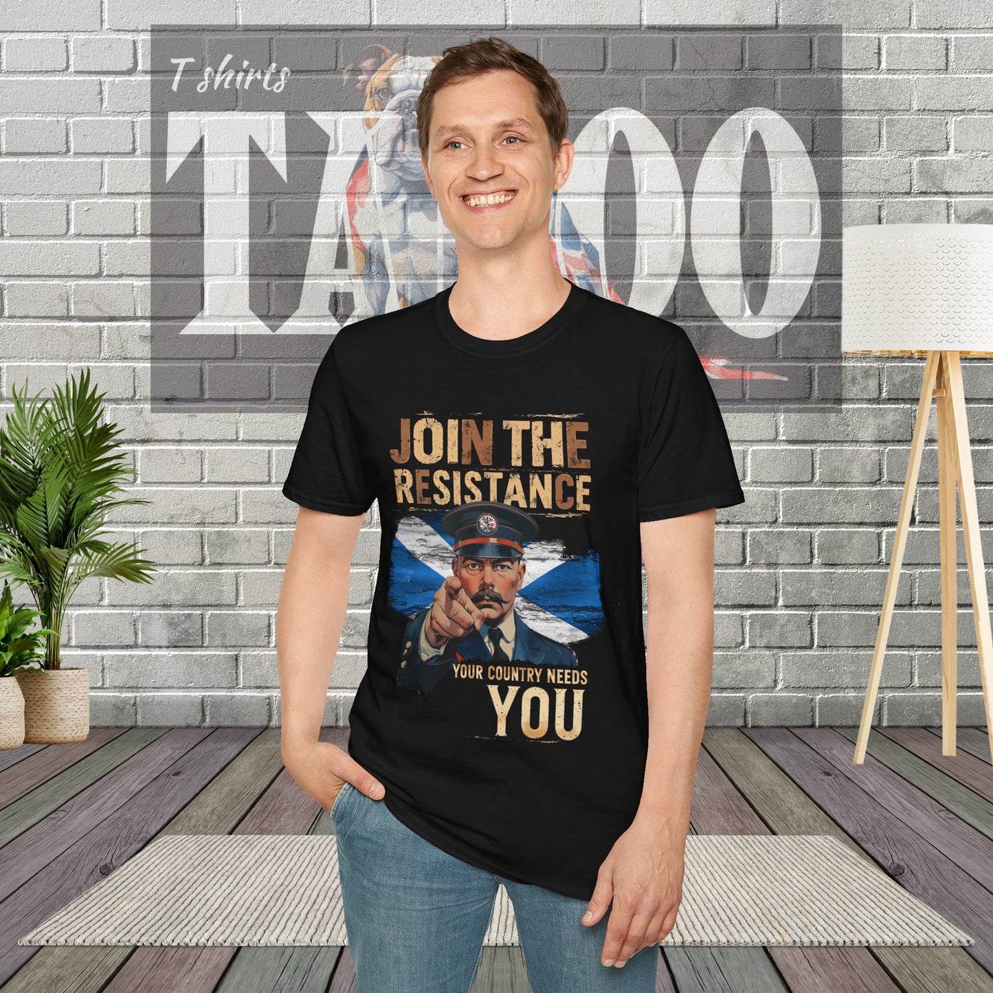 Join the Resistance T-Shirt – "Scotland" Rallying, Patriotic Call To Action Shirt