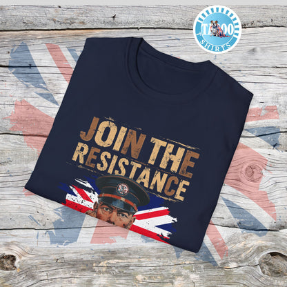 Join the Resistance T-Shirt – Rallying, "Union" Patriotic Call To Action Shirt