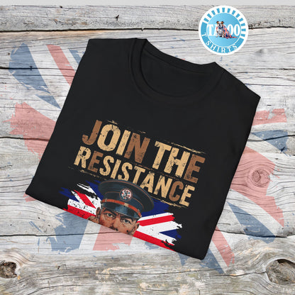 Join the Resistance T-Shirt – Rallying, "Union" Patriotic Call To Action Shirt