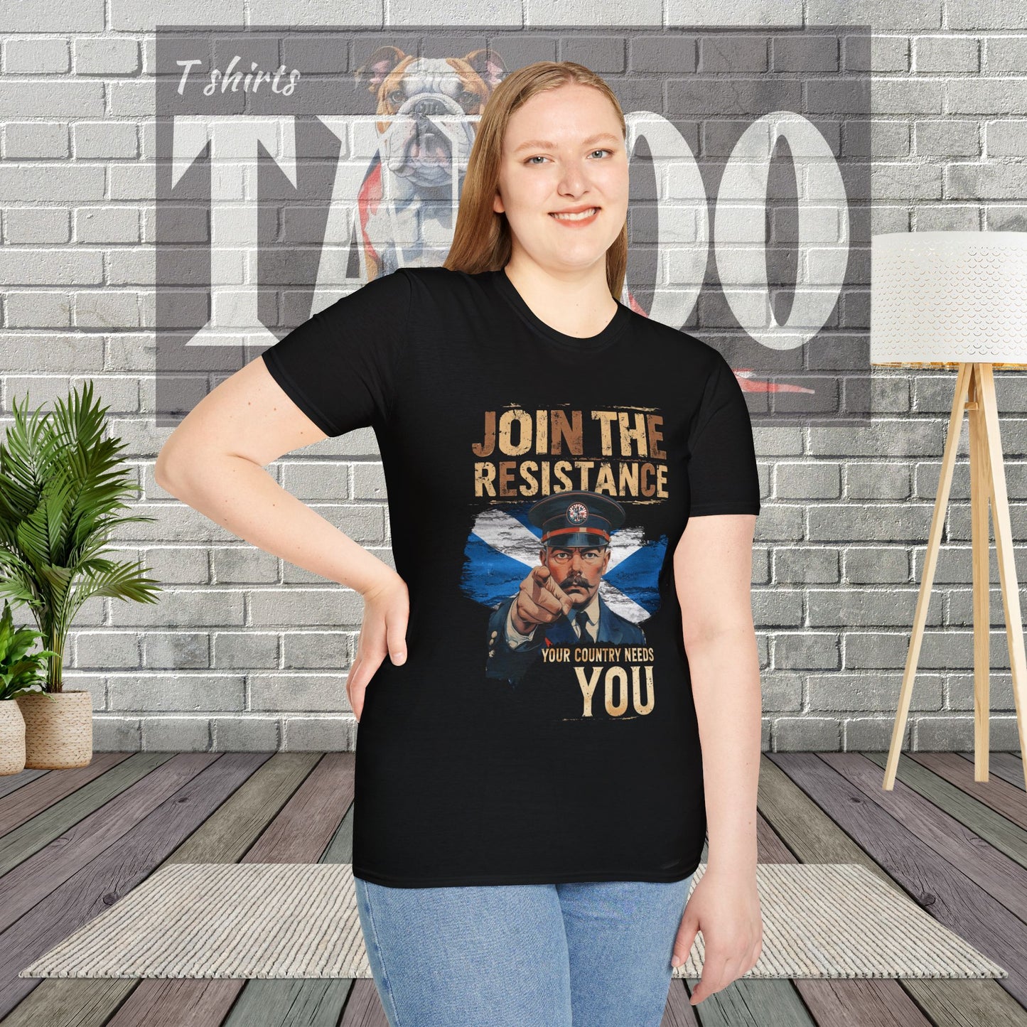 Join the Resistance T-Shirt – "Scotland" Rallying, Patriotic Call To Action Shirt
