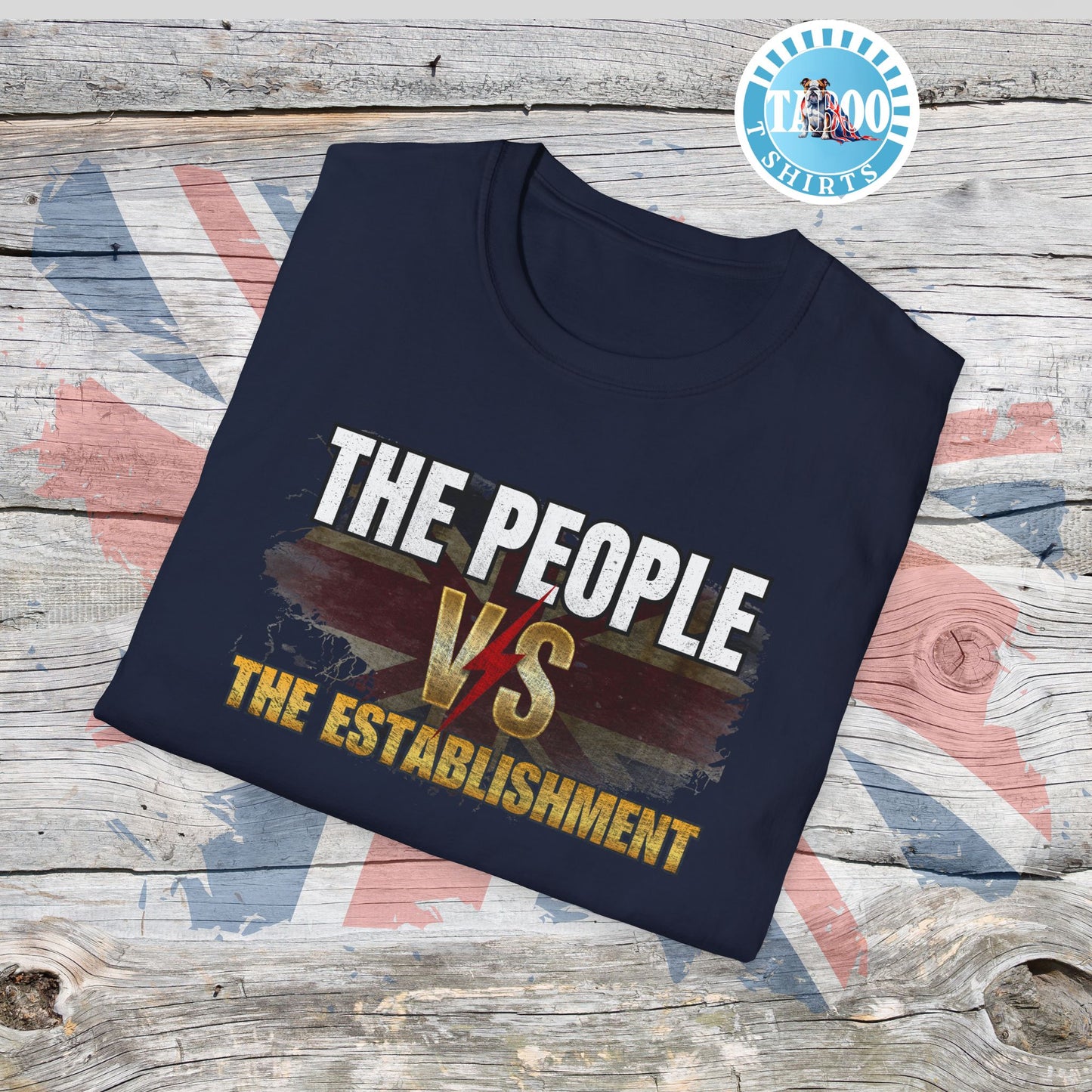 The People vs The Establishment T-Shirt | Reform UK Supporter Tee