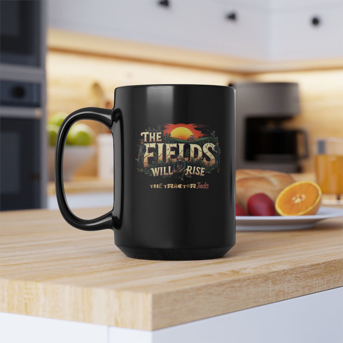 The Fields Will Rise  Ceramic Coffee Mug – The Tractor Jacks UK Farmers Statement