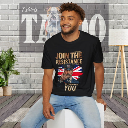 Join the Resistance T-Shirt – Rallying, "Union" Patriotic Call To Action Shirt