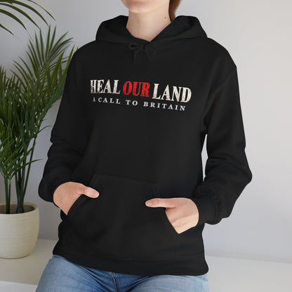 HEAL OUR LAND | 2 CHRONICLES 7:14 | Christian Patriotic Black Hoodie