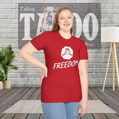 FREEDOM Unisex T-Shirt – Bold Comfort Meets Conscious Style