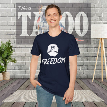 FREEDOM Unisex T-Shirt – Bold Comfort Meets Conscious Style