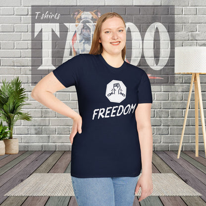 FREEDOM Unisex T-Shirt – Bold Comfort Meets Conscious Style