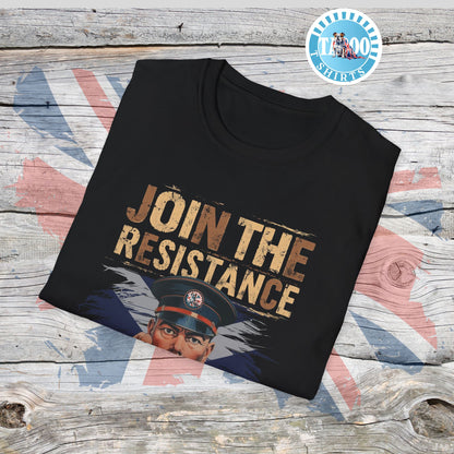 Join the Resistance T-Shirt – "Scotland" Rallying, Patriotic Call To Action Shirt