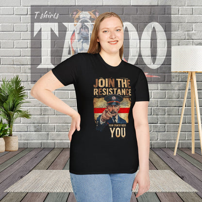 Join the Resistance T-Shirt – Rallying, Patriotic Call To Action Shirt