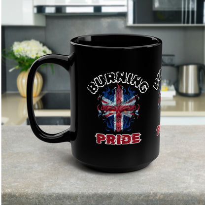 Burning British Pride | Political Statement Ceramic Coffee Mug