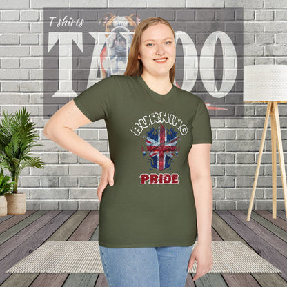 Burning British Pride | Political Statement T-shirt