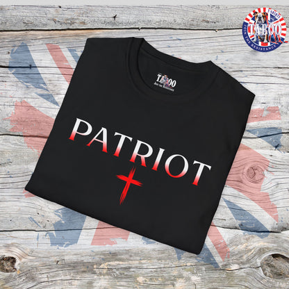 PATRIOT | White and Red T-Shirt