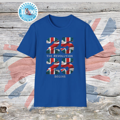 Reform 25 25 The Revolution Begins T-Shirt | Local Elections 2/5/25