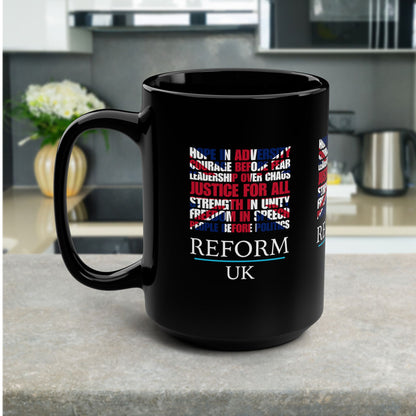Reform UK Union Jack Politics Ceramic Coffee Mug