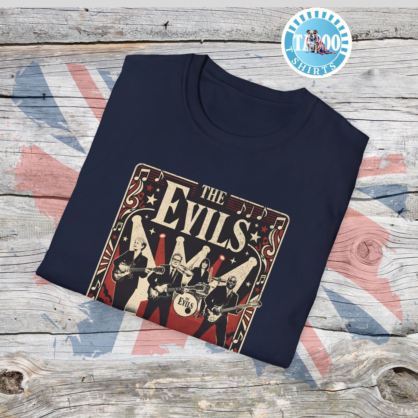 THE EVILS: Starmer's Vintage Band Tour Edition T-Shirt