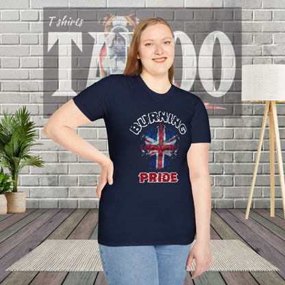 Burning British Pride | Political Statement T-shirt