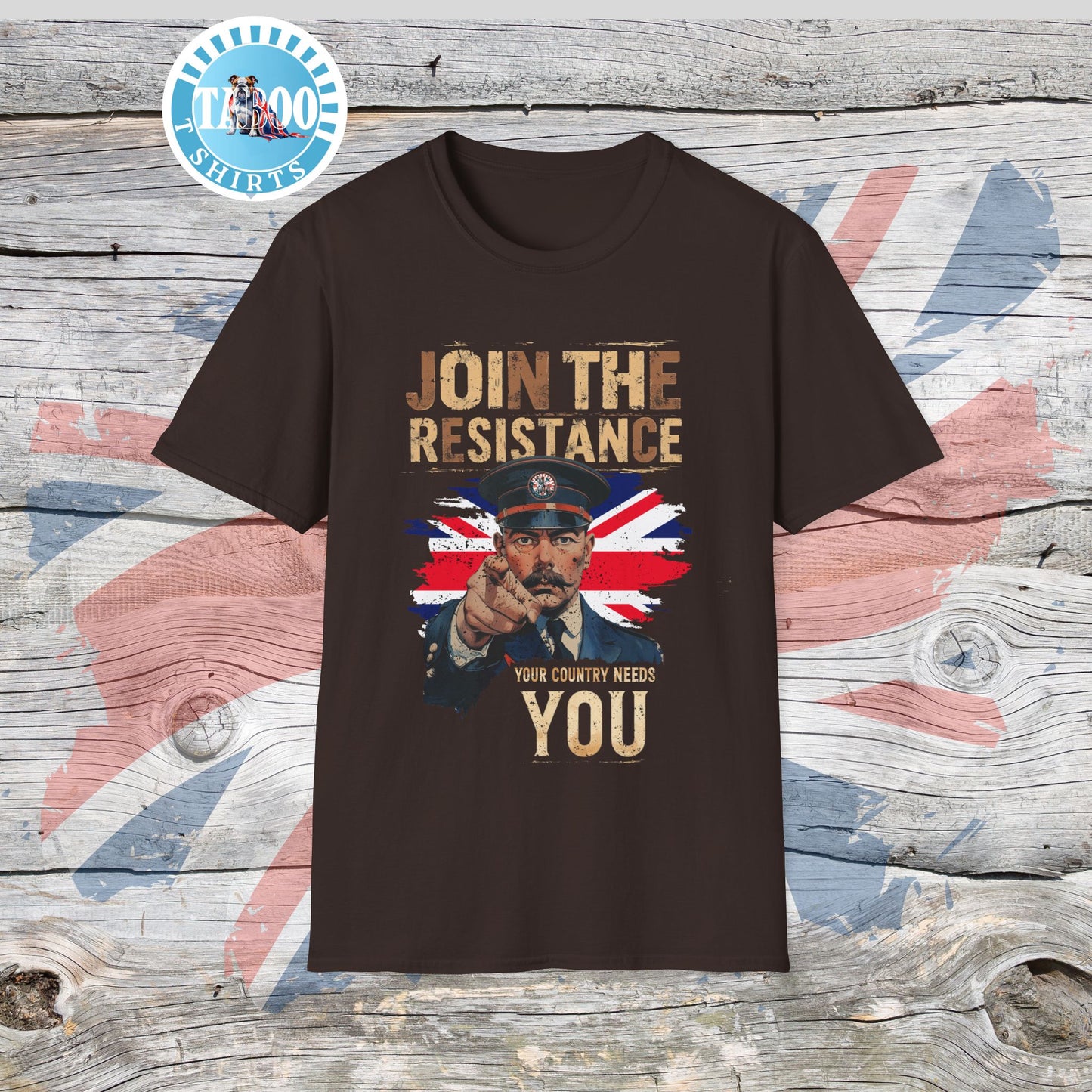 Join the Resistance T-Shirt – Rallying, "Union" Patriotic Call To Action Shirt