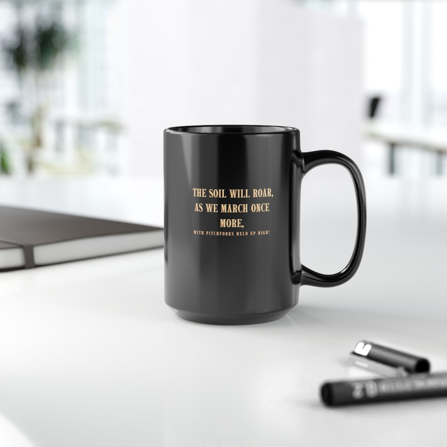 The Fields Will Rise  Ceramic Coffee Mug – The Tractor Jacks UK Farmers Statement