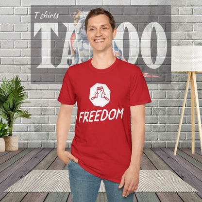 FREEDOM Unisex T-Shirt – Bold Comfort Meets Conscious Style