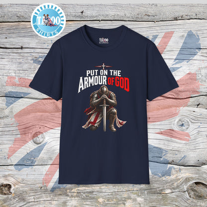 PUT ON THE ARMOUR OF GOD | Christian T-Shirt