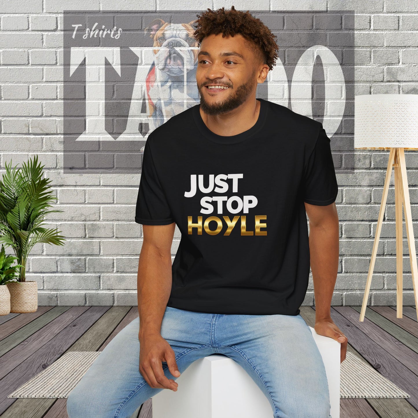 Just Stop Hoyle T-Shirt – Bold, Political, and Unapologetic