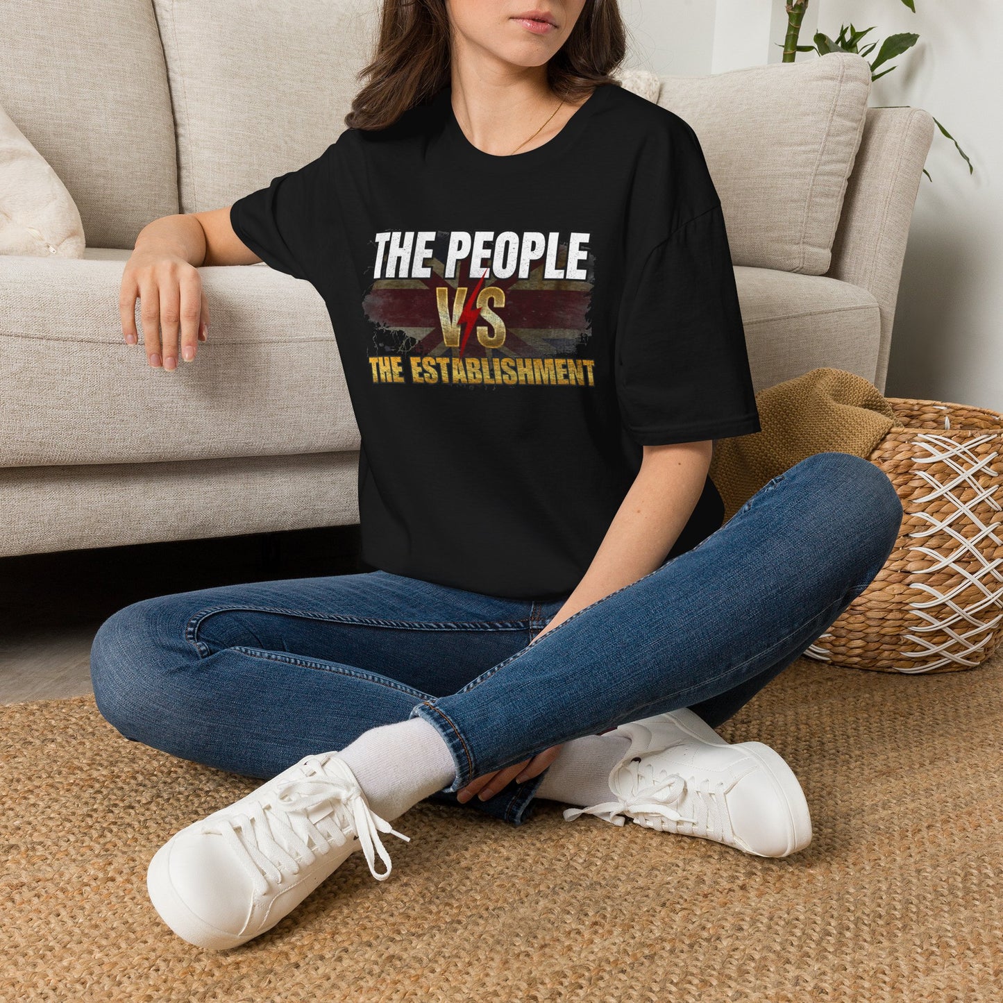 The People vs The Establishment T-Shirt | Reform UK Supporter Tee