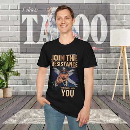 Join the Resistance T-Shirt – "Scotland" Rallying, Patriotic Call To Action Shirt