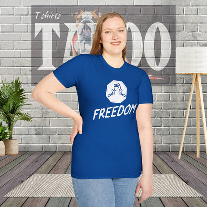 FREEDOM Unisex T-Shirt – Bold Comfort Meets Conscious Style