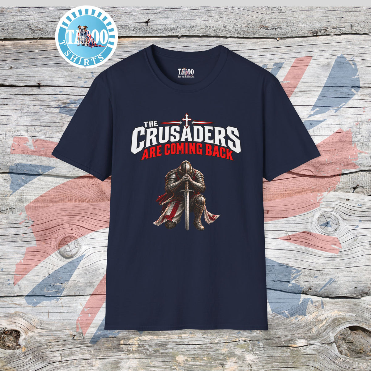 The Crusaders Are Coming Back | Single Print Christian T-Shirt