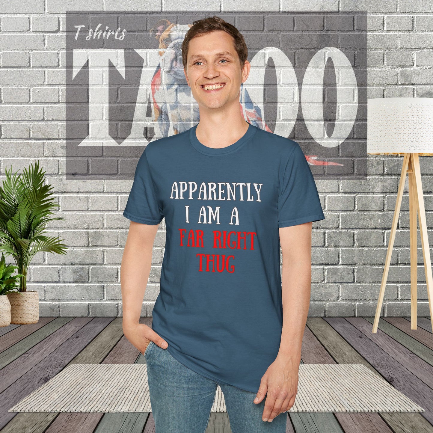 "Far Right Thug" Political T-Shirt – Tee for UK Politics Fans