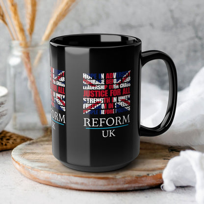 Reform UK Union Jack Politics Ceramic Coffee Mug