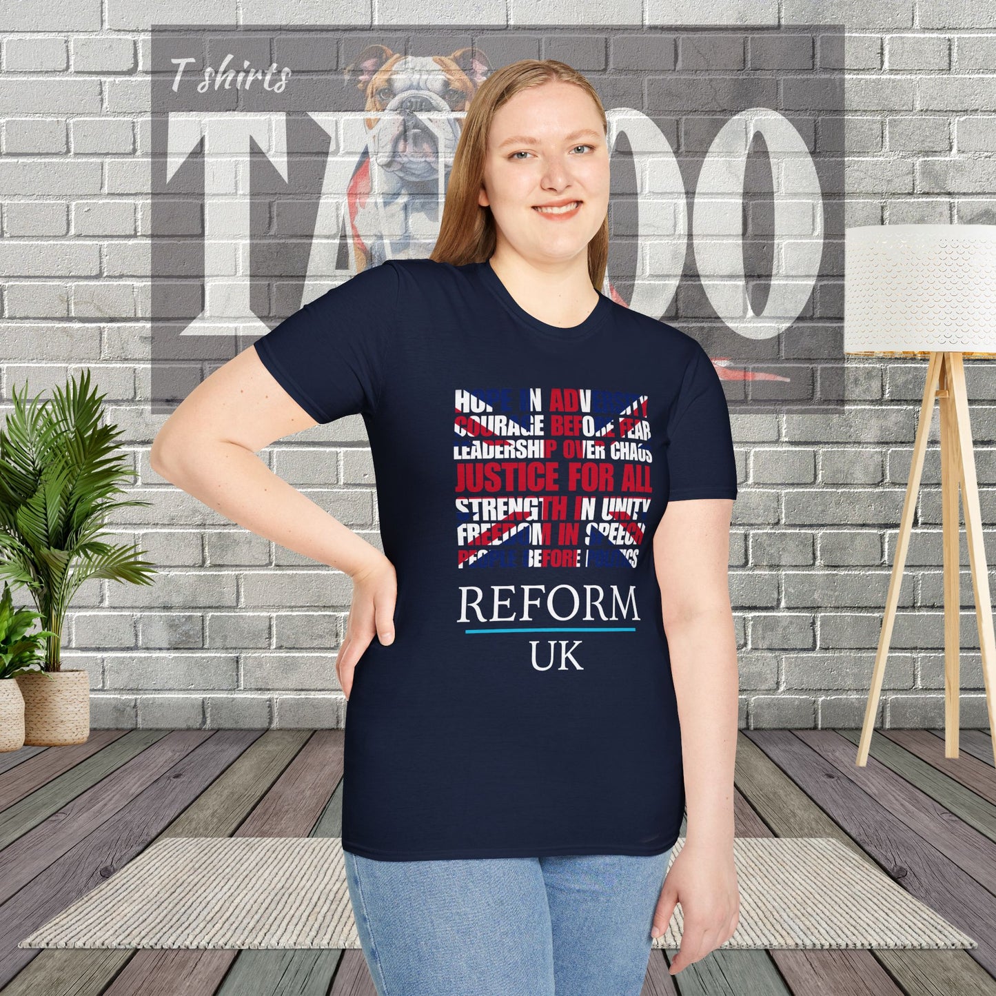 Reform UK Union Jack Politics T-Shirt
