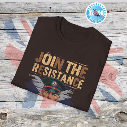 Join the Resistance T-Shirt – "Scotland" Rallying, Patriotic Call To Action Shirt
