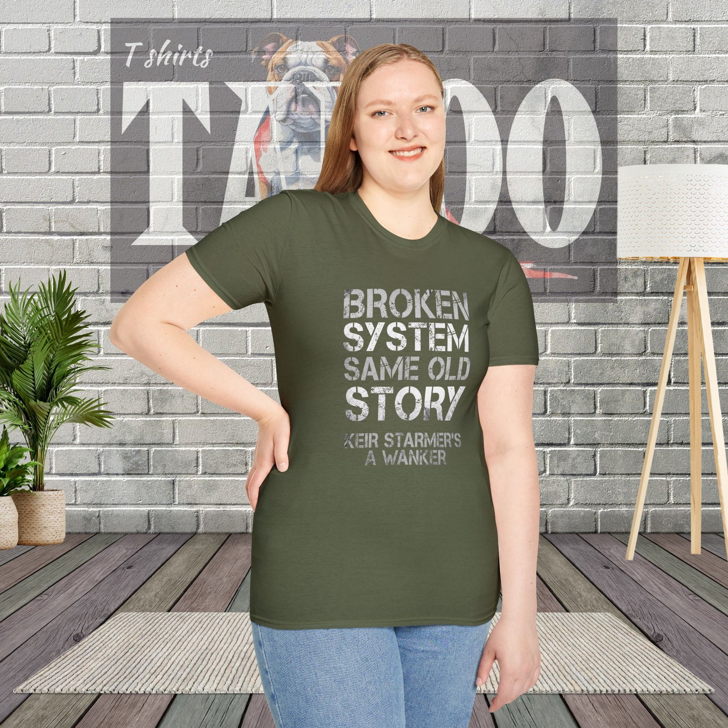 Broken System Tee - Same Old Story