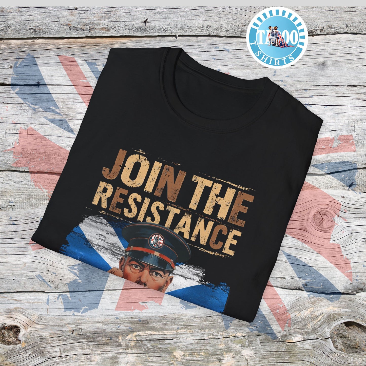 Join the Resistance T-Shirt – "Scotland" Rallying, Patriotic Call To Action Shirt