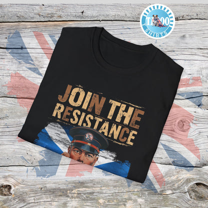 Join the Resistance T-Shirt – "Scotland" Rallying, Patriotic Call To Action Shirt