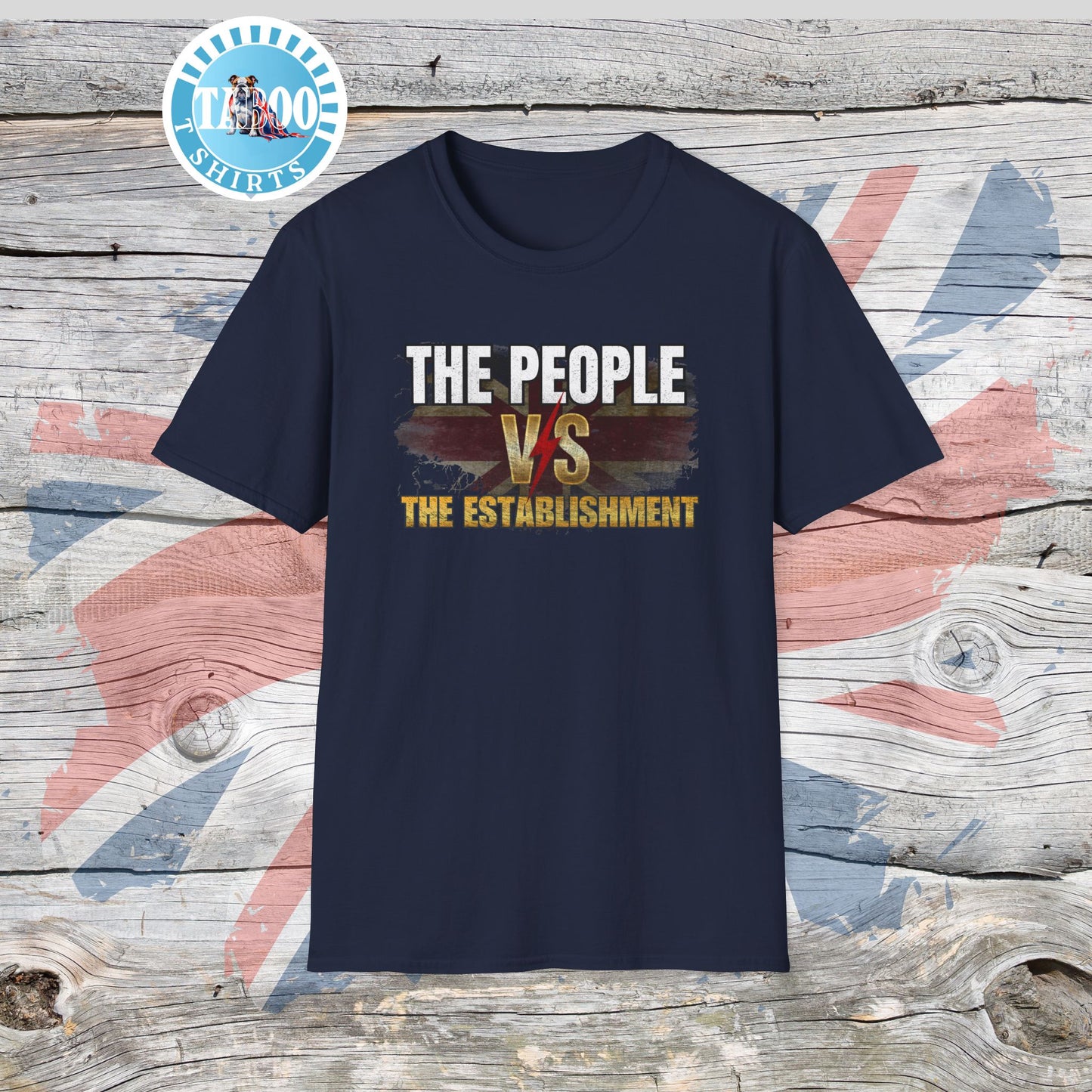 The People vs The Establishment T-Shirt | Reform UK Supporter Tee