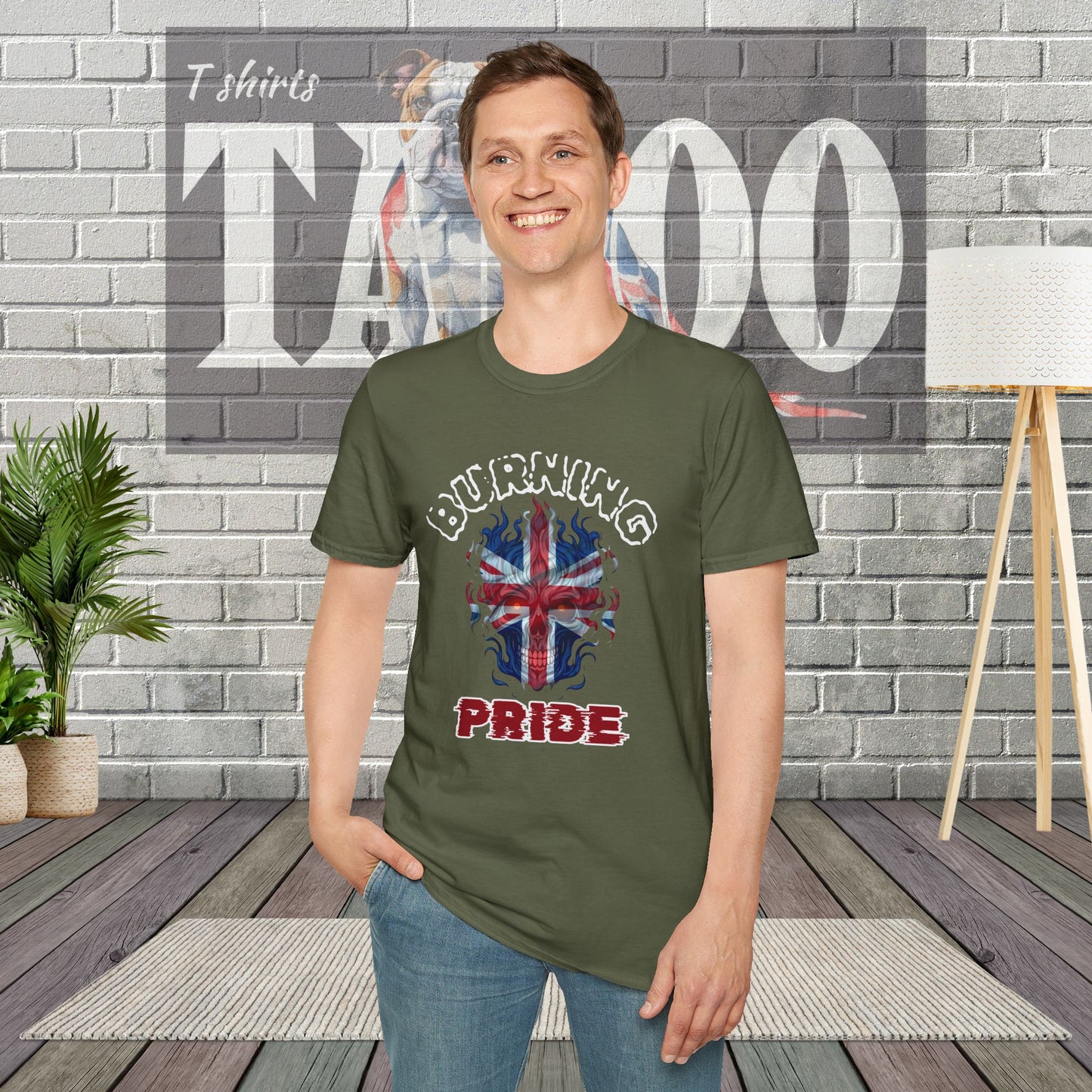 Burning British Pride | Political Statement T-shirt
