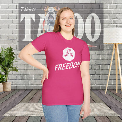 FREEDOM Unisex T-Shirt – Bold Comfort Meets Conscious Style