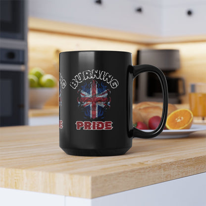 Burning British Pride | Political Statement Ceramic Coffee Mug