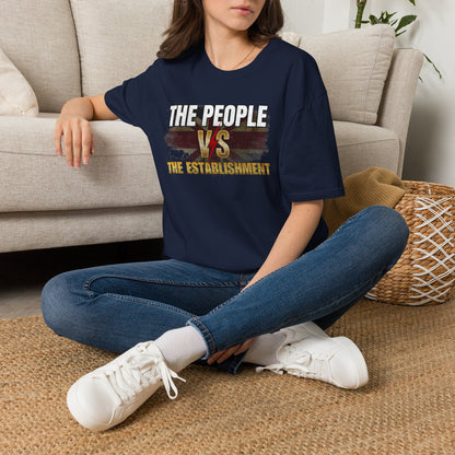 The People vs The Establishment T-Shirt | Reform UK Supporter Tee