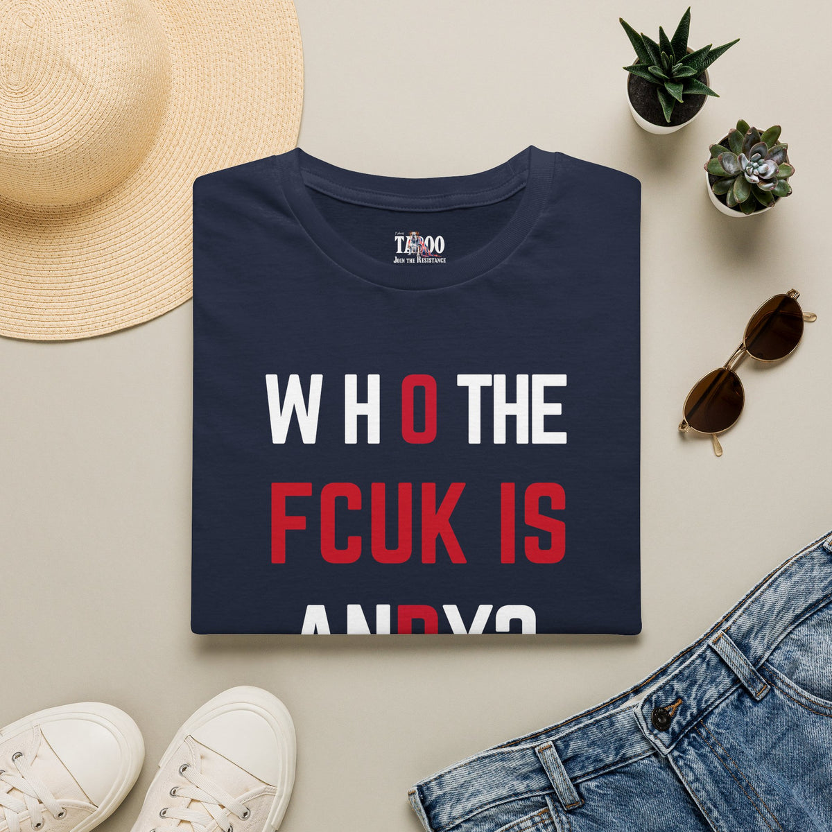Who The FCUK Is Andy | England's Unofficial World Cup 2026 Anthem T-Shirt