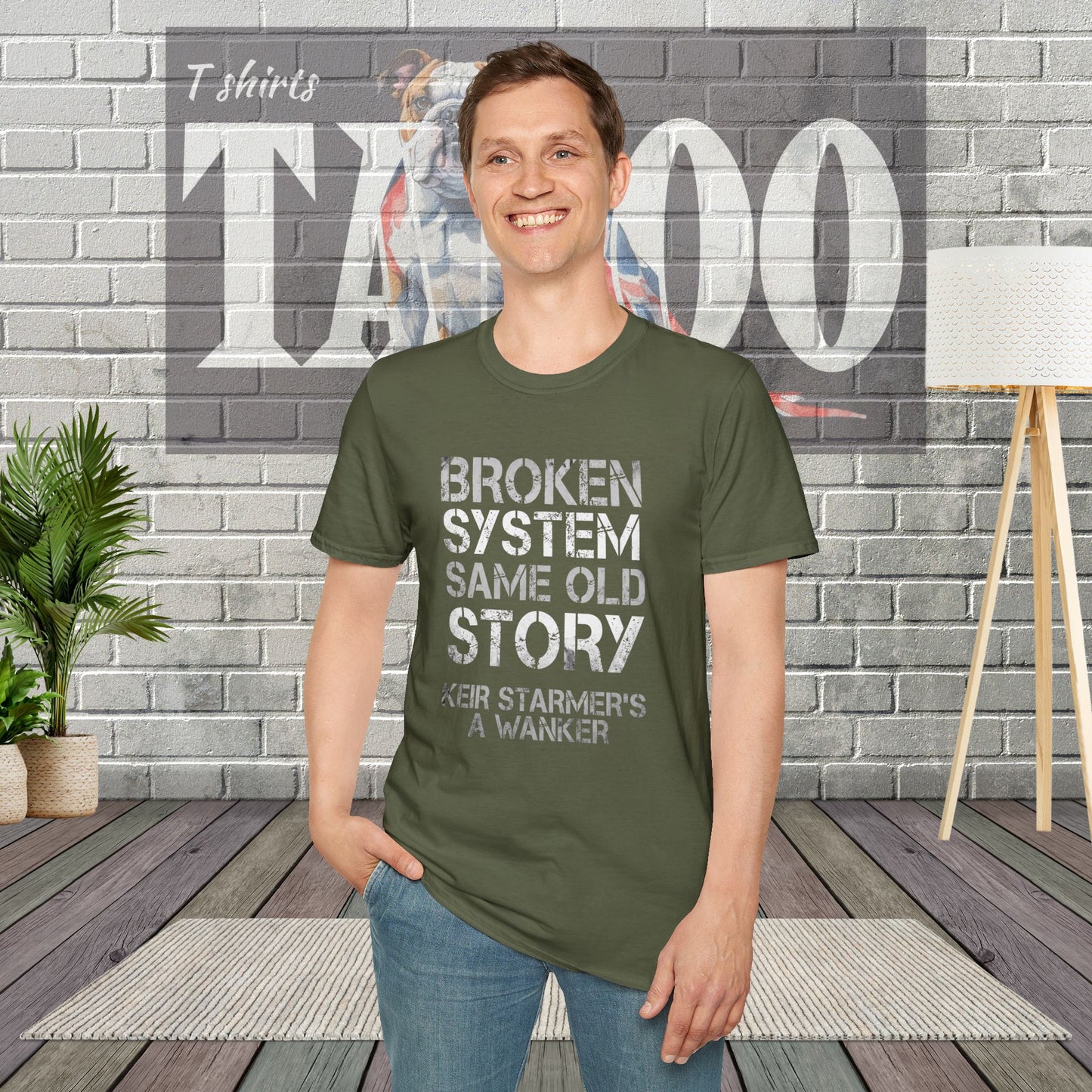 Broken System Tee - Same Old Story