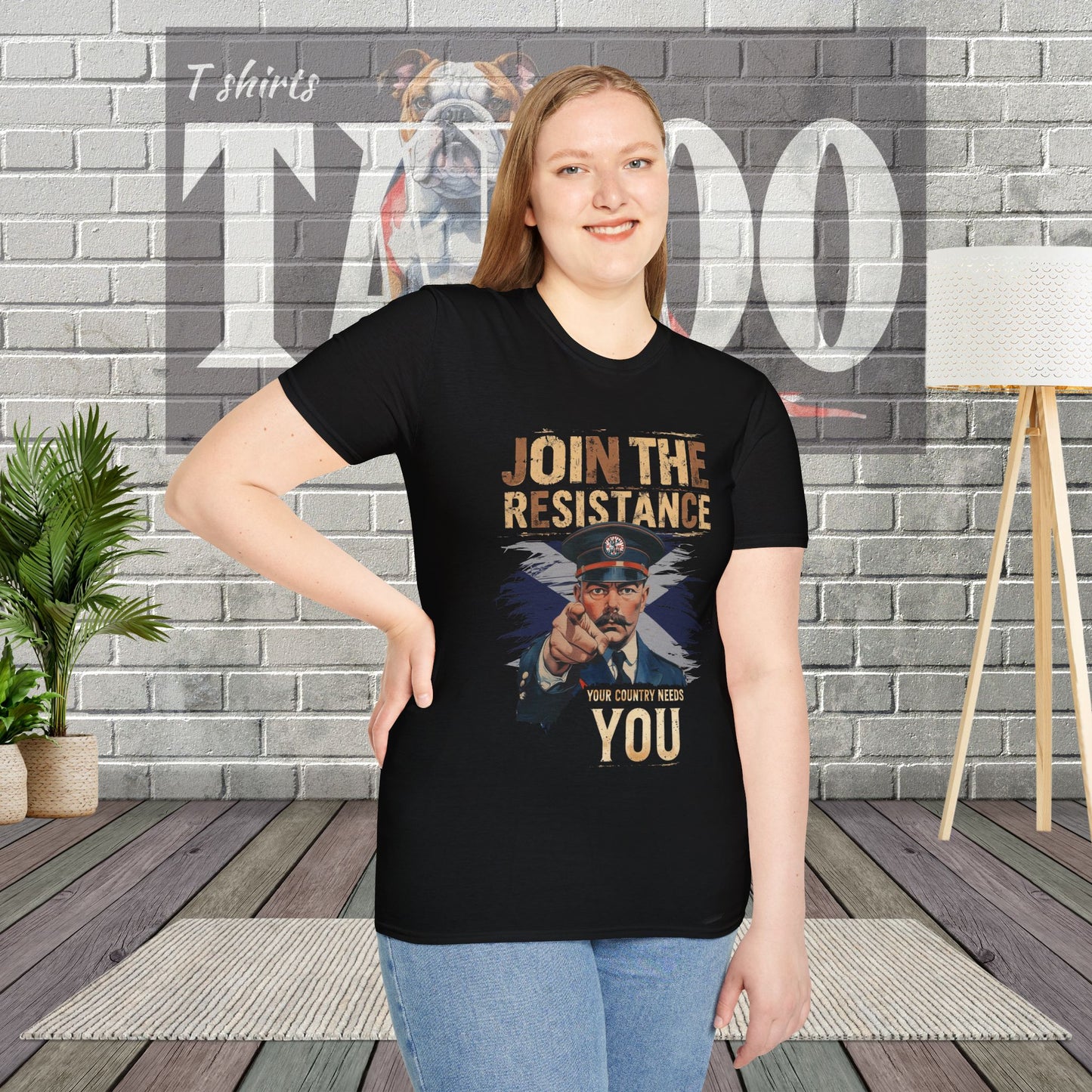 Join the Resistance T-Shirt – "Scotland" Rallying, Patriotic Call To Action Shirt