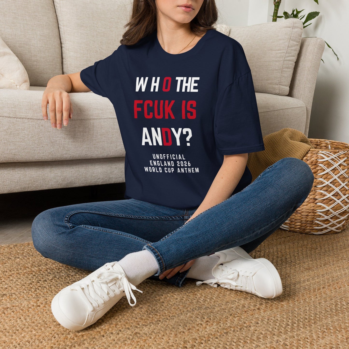 Who The FCUK Is Andy | England's Unofficial World Cup 2026 Anthem T-Shirt