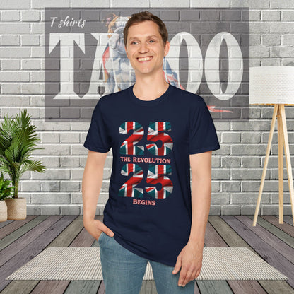 Reform 25 25 The Revolution Begins T-Shirt | Local Elections 2/5/25