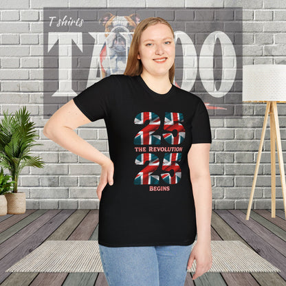 Reform 25 25 The Revolution Begins T-Shirt | Local Elections 2/5/25