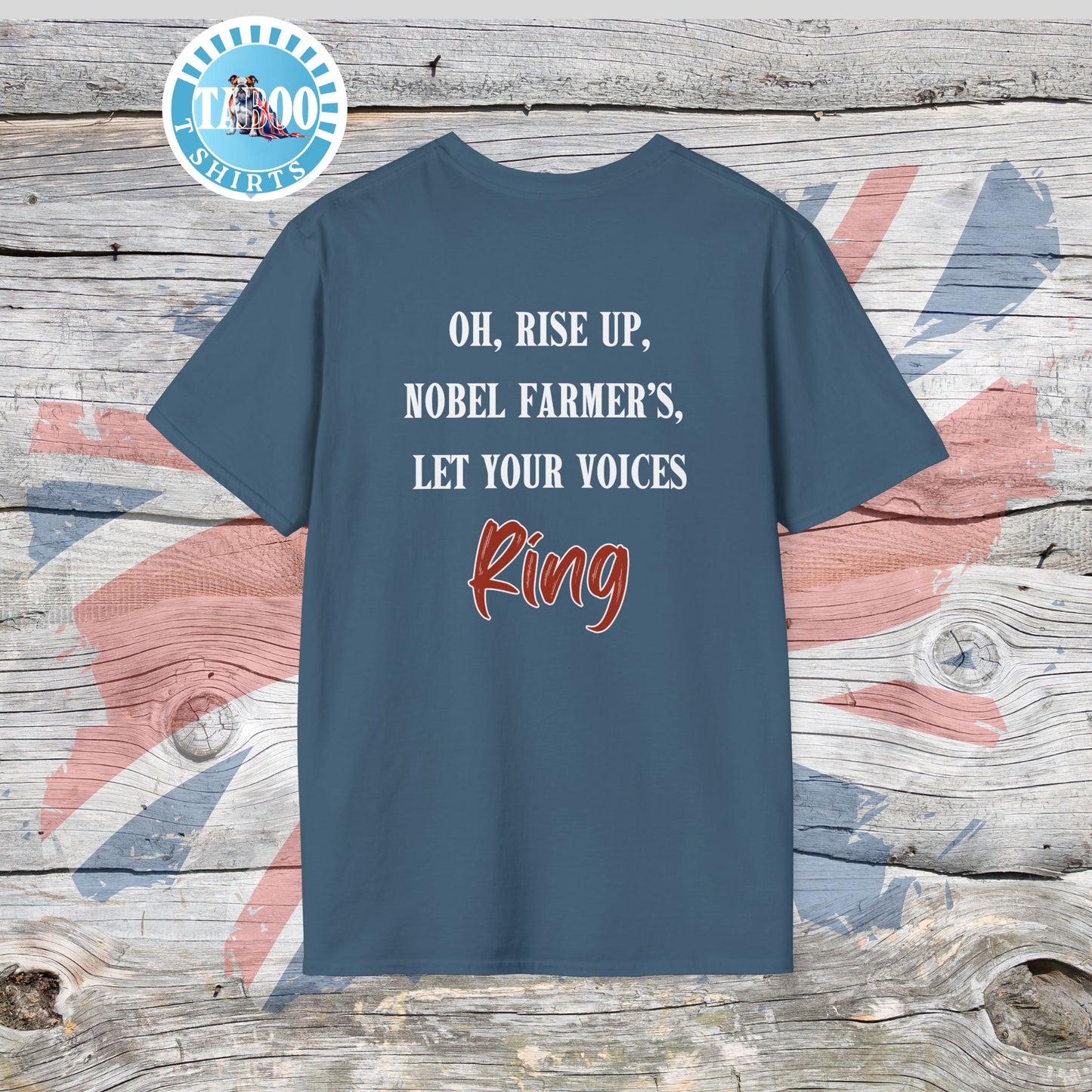 Fields of Our Future T-Shirt – The Tractor Jacks UK Farmers Statement Tee | Politics Fans